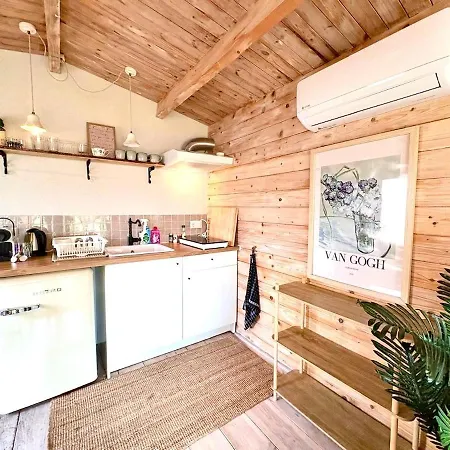 펜션 New Charming Scandinavian Eco House With Garden And Jacuzzi